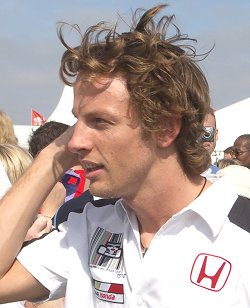 Jenson Button in Swindon - September 2004